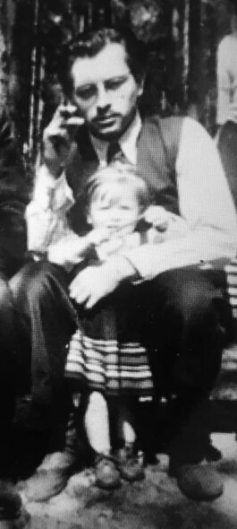 Benedikta Bonitz mit ihrem Vater Eberhard Bonitz. 